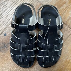 Saltwater Sun-San Sailor Fisherman Sandals GUC